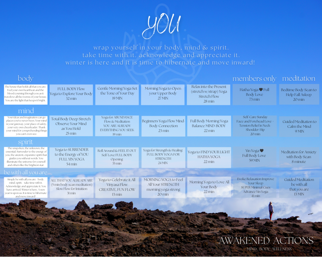 autumn to winter transition yoga